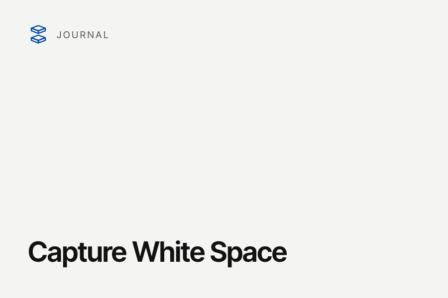 Capture White Space